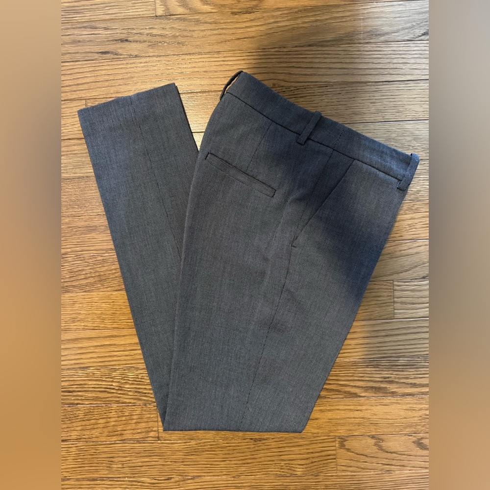 H&M Women’s Regular Waist Tapered Grey Suit Pants - Size 2